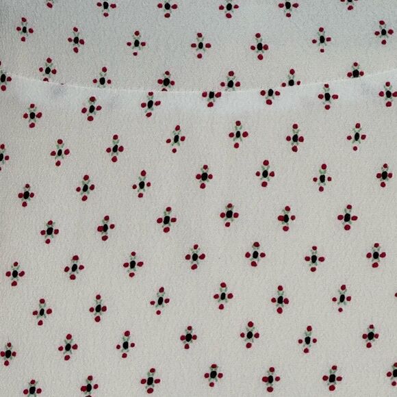 Maje White Princess  Ruffle Front Mini Dress | Size M - Picture 8 of 14